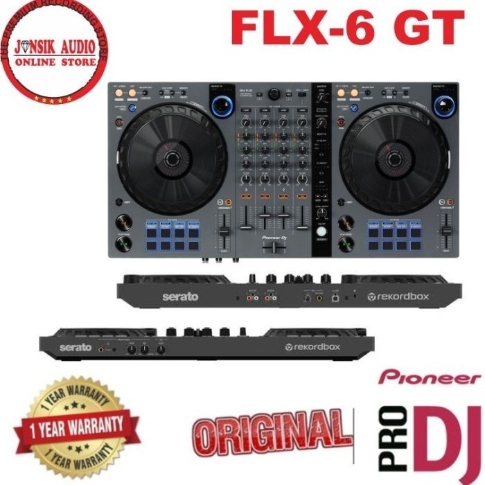 

Pioneer Dj DDJ FLX6 GT 4- DJ controller for rekord & S