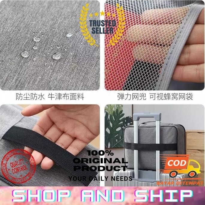 

Tas Tempat Penyimpanan File Dokumen Travel Bag Storage Security Lock Murah Premium