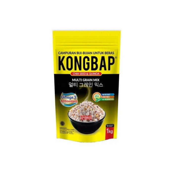 

Terlaris Kongbap Multigrain Mix Chia Seeds and Quinoa 1Kg SALE