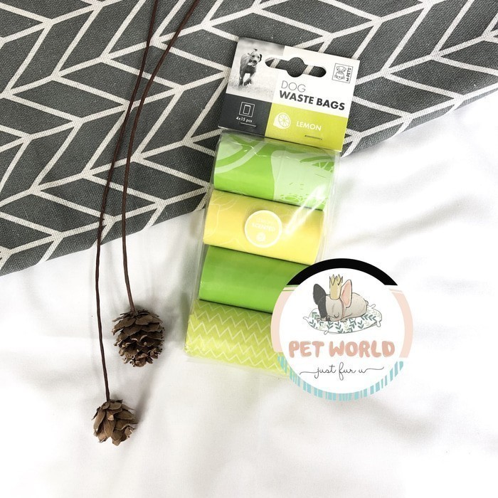 M-Pets Disposable Poo Bag - Pet Dog Poop Waste Plastic Dispenser Tj #Gratisongkir
