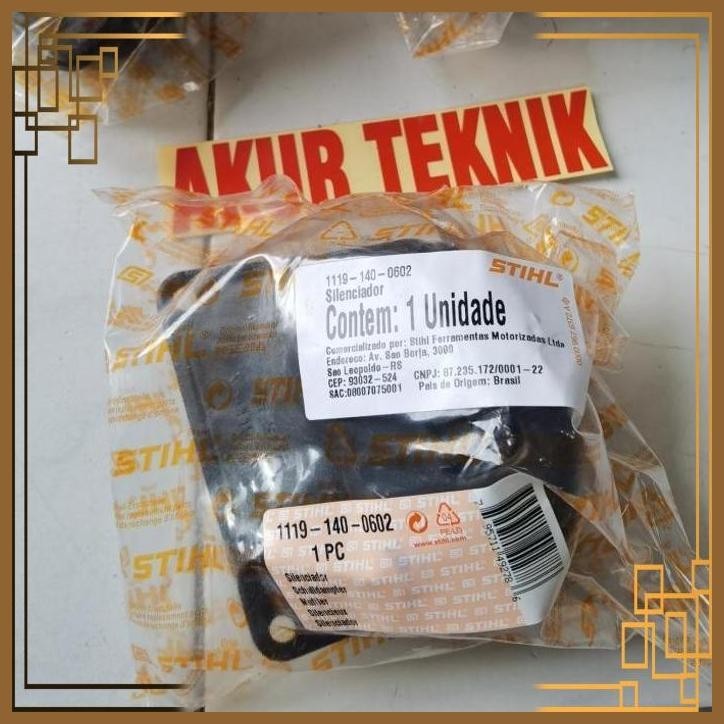 [TKT] MUFFLER ASSY KNALPOT SENSO STIHL MS 382 STIHL ASLI ORIGINAL