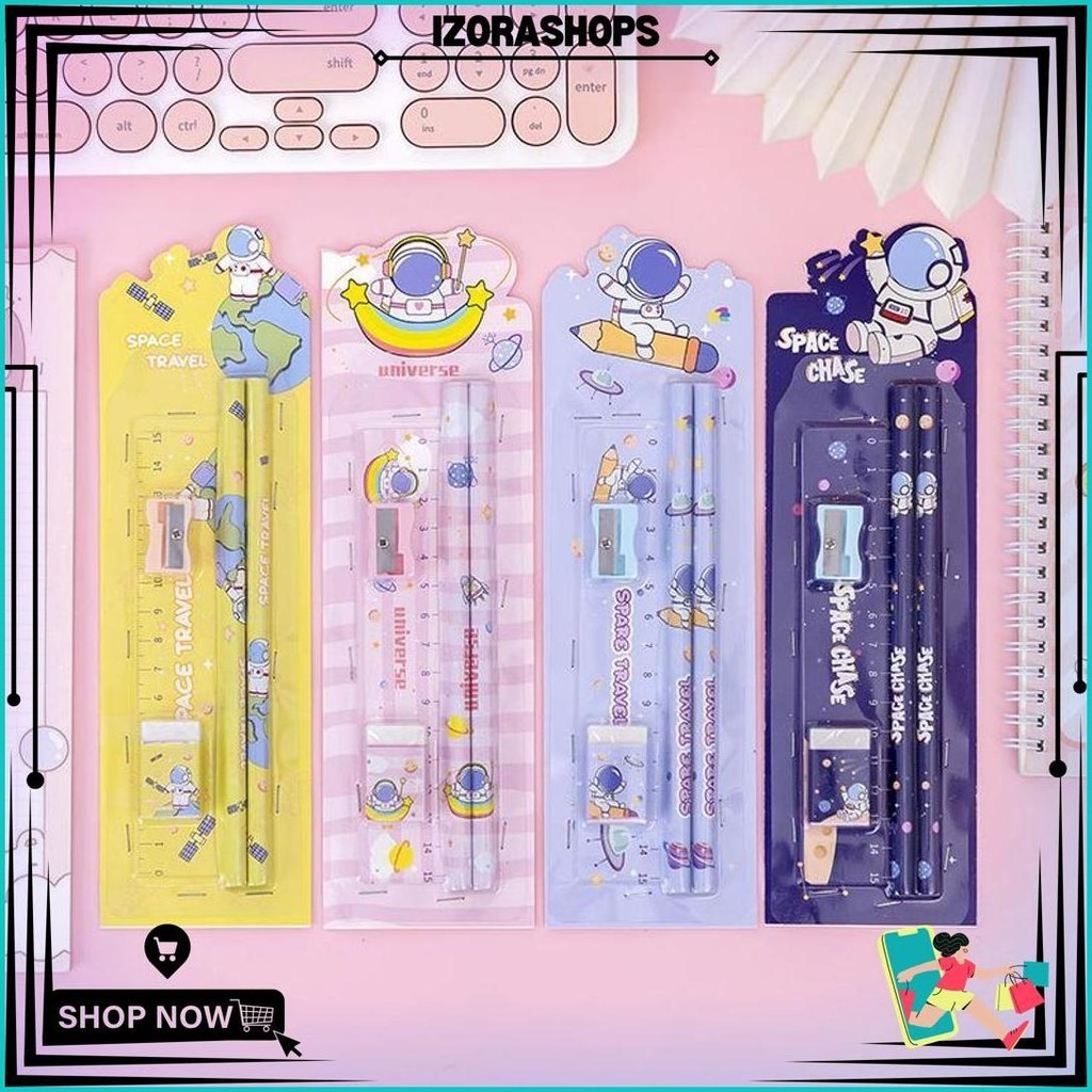 

Cod 1 Set Paket Alat Tulis Isi 5 Macam / Alat Tulis Set 5 In 1 / Stationery Set Pgs Sale