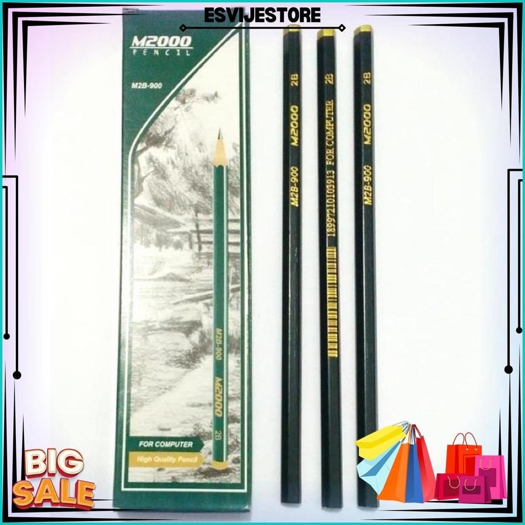 

12 Pc / 1 Lusin Pensil M2000 Type M2B-900 Promo