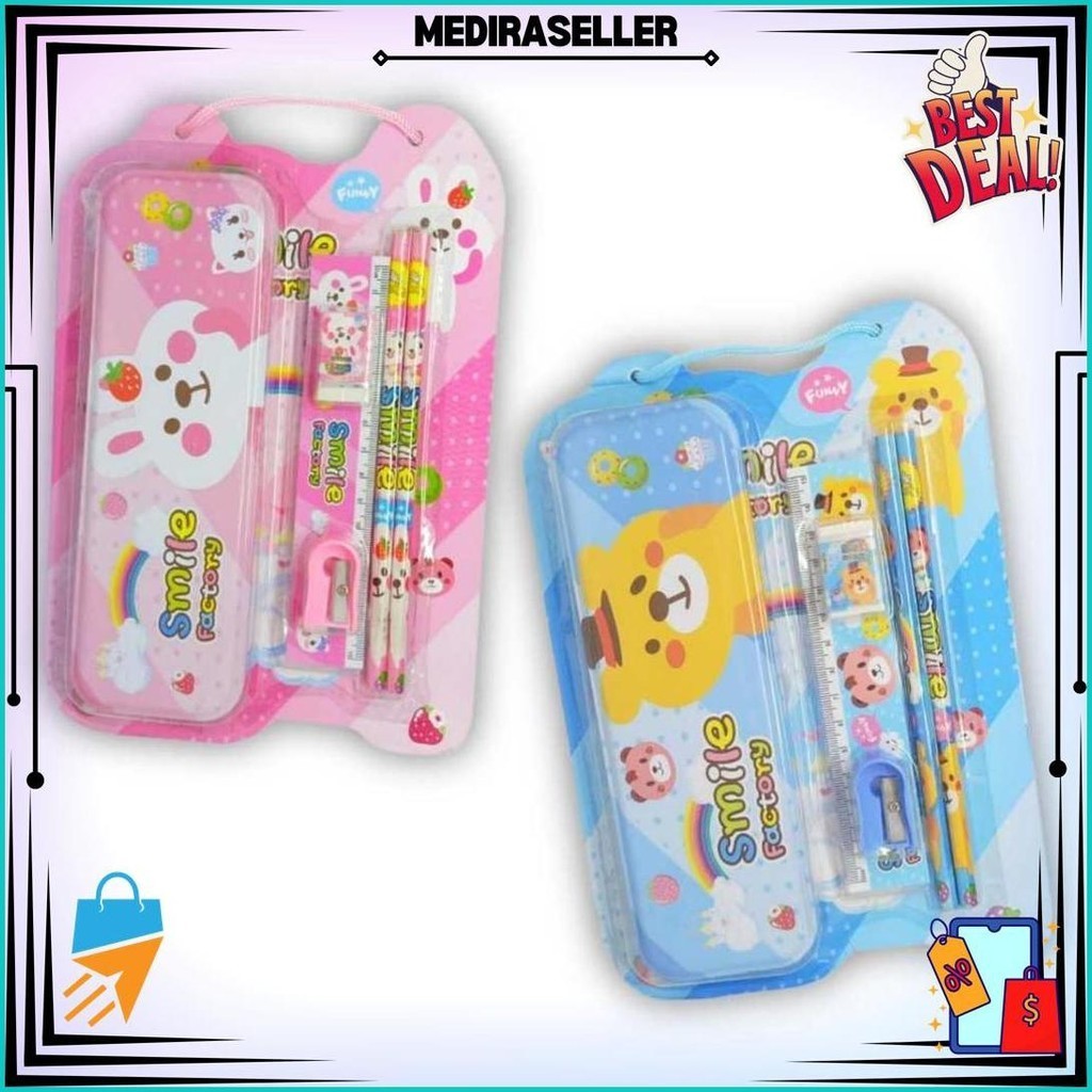 

Osm Jkt S6139 Set Alat Tulis 6 In 1 / Stationery Set Souvenir Anak / Paket Alat Tulis Sekolah / Fancy Set Anak Motif Karakter Lucu Sale