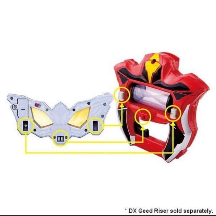TOP recast dx zero eye neo kombinasi geed riser ultraman zero beyond