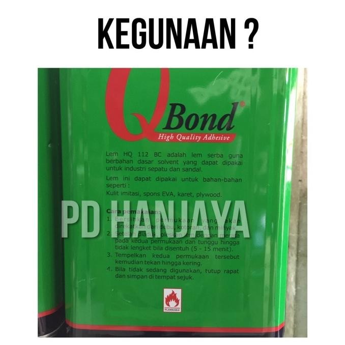 Lem Kuning QBond - Q bond galon