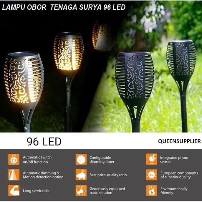 Lampu Taman Obor Tenaga Surya Lampu Hias Taman Model Obor Lampu Obor