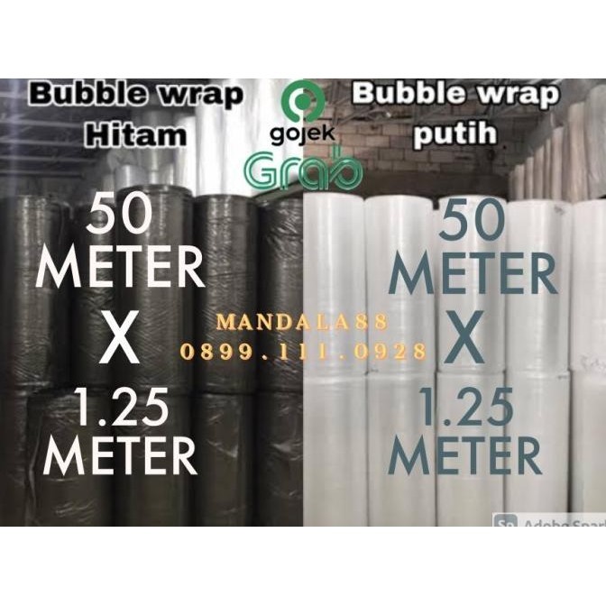 

OBRAL!!! Bubble Buble Wrap Gelembung Plastik Packing 50M 50 Meter Mechatronik Indo