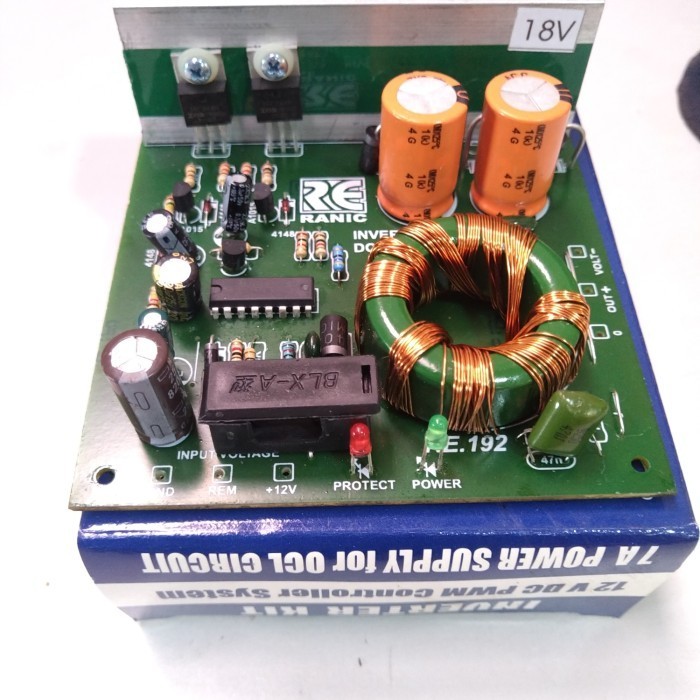 Kit Inverter / Converter Dc 12V To Dc 18V Dc Ct