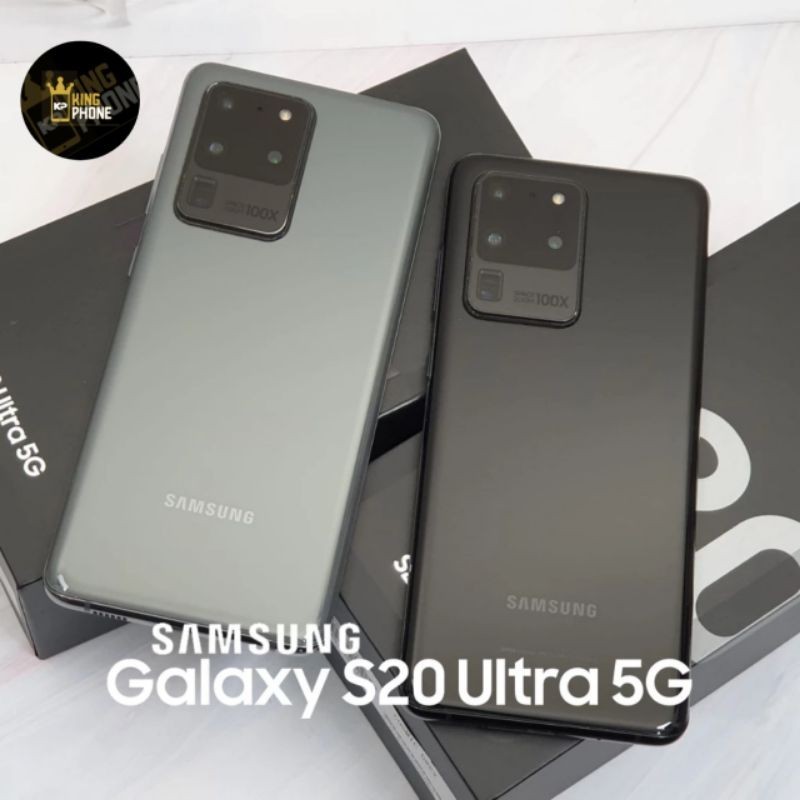 SAMSUNG GALAXY S20 ULTRA 5G RAM 12/256GB GARANSI IMEI 1TAHUN SECOND LIKE NEW