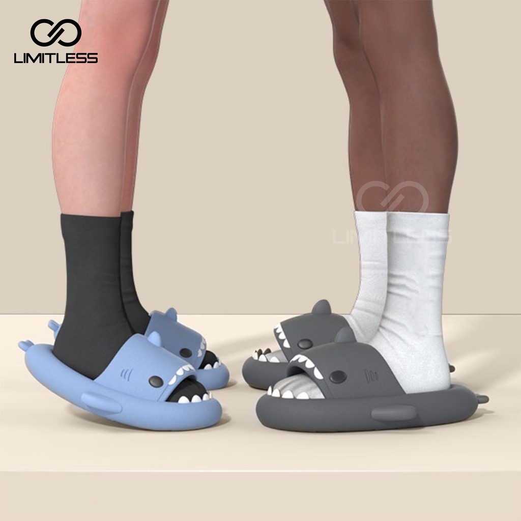 Sandal Hiu // Sandal Hiu Pria Selop Sendal Hiu Anak Hingga Dewasa Selop Sandal Baby Shark Lucu