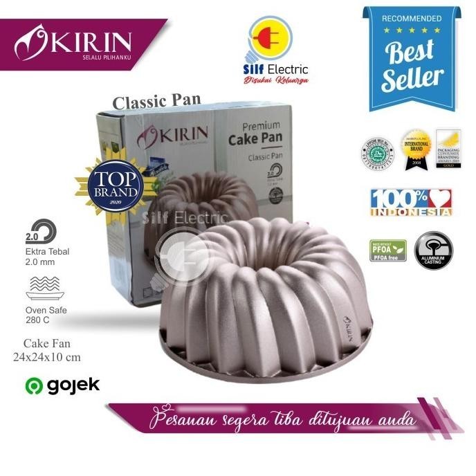 [Ready Stock] Loyang Kirin Classic / Loyang Kirin Anti Lengket Champagne Gold