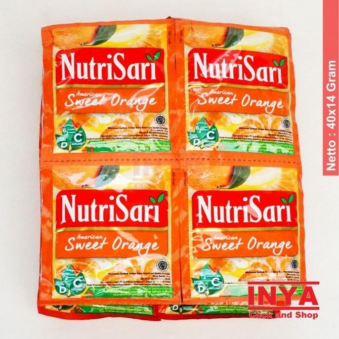 

NutriSari Sweet American Orange 40x14gr Pack - Minuman Serbuk
