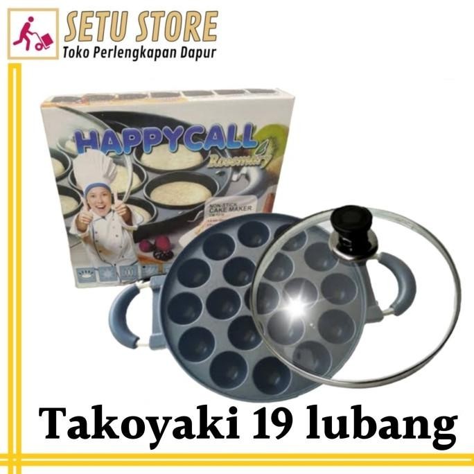 Cetakan Kue 19 Cekung Hc Happy Call Loyang Cake Pan Takoyaki