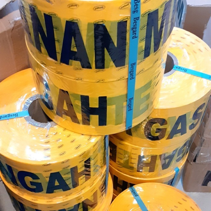 

Marker Tape 6" X 500M, Awas Gas Tekanan Menengah