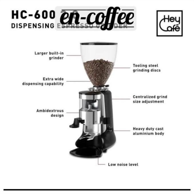 [Promo] Heycafe Hc600 Buddy Doser Coffee Grinder -By Mahlkoenig