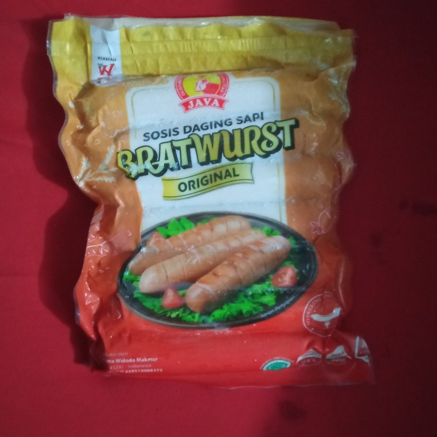 

Java Sosis Sapi Bratwurst 500gr isi 7