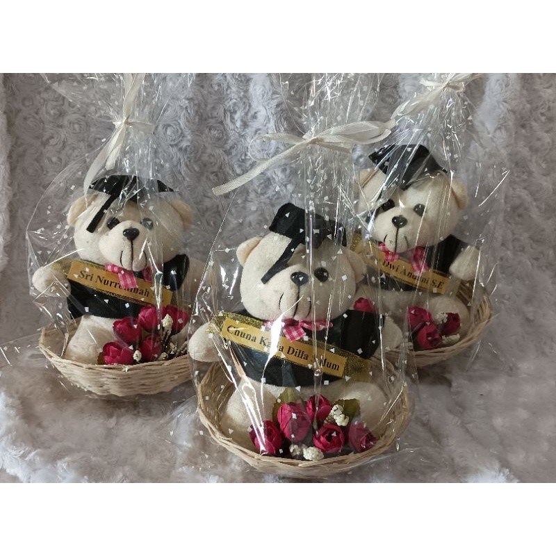 Boneka Anak Termurah // BONEKA WISUDA TEDY BEAR / HADIAH WISUDA MURAH / BONEKA BUKET / BUKET WISUDA