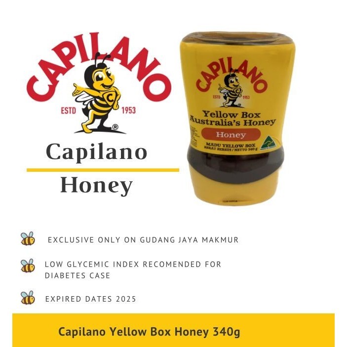 

Ready Madu Capilano Australia Original Yellow Box Low Glycemic Index 340gr