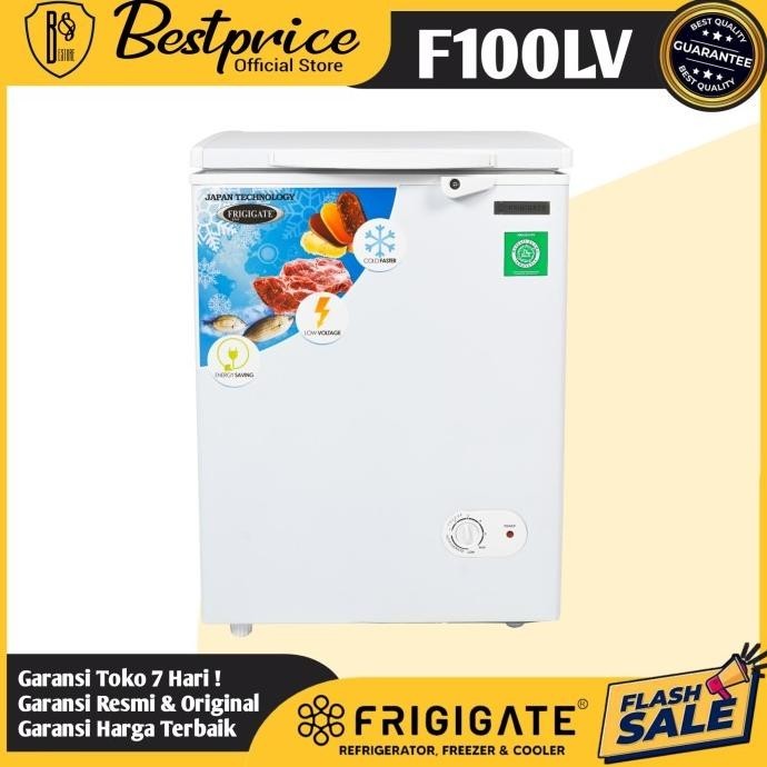 [Baru] Frigigate Chest Freezer 100 Liter F 100 Lv Freezer Box Low Watt