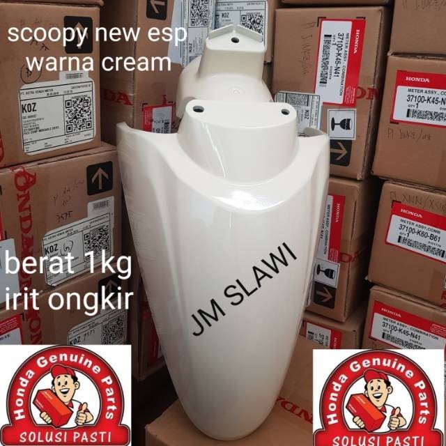 cover fender front spakbor depan new scoopy esp 2017-2018 ori ahm
