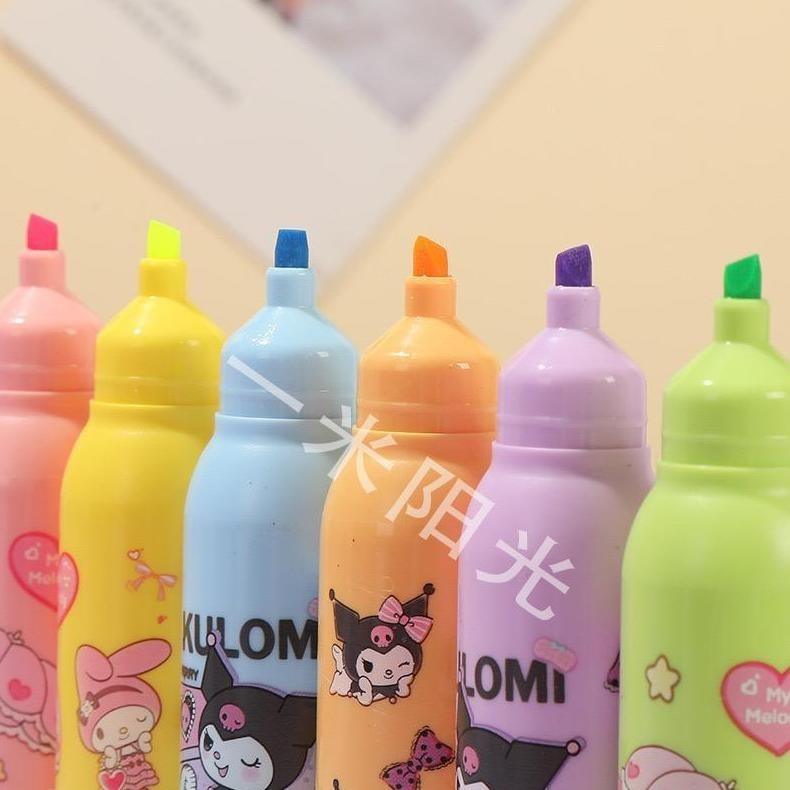 

My56 ( 6PCS ) HIGHLIGHTER STABILO SET KARAKTER SANRIO WARNA WARNI / SET HIGHLIGHTER PENANDA WARNA LUCU Terlaris