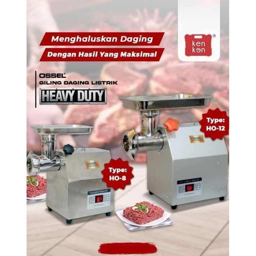[New] Promo Termurah Giling Daging Listrik Ho8 Ossel Ossel + Cetak Sosis
