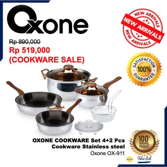 [Baru] Oxone Cookware Basic Ox-911 Stainless Steel Ox911