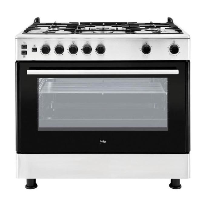 [Promo] Kompor Gas Oven Beko 5 Tungku Gg15115Dx Stainless Steel
