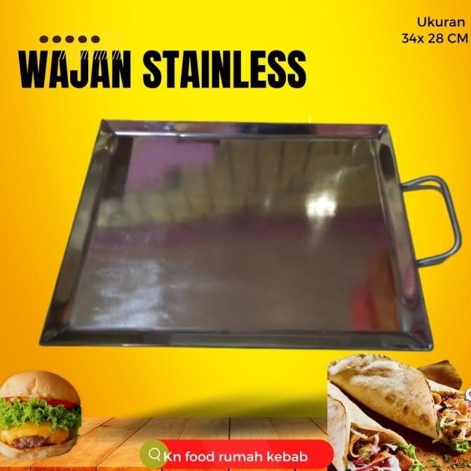 [New] Wajan Kebab - Penggorengan Kebab - Wajan Stainless Stell