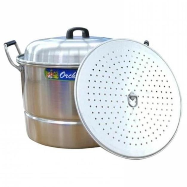 [Ready Stock] Orchid Panci Serba Guna / Pengukus / Steamer / Dandang 50 Cm 20 Lt