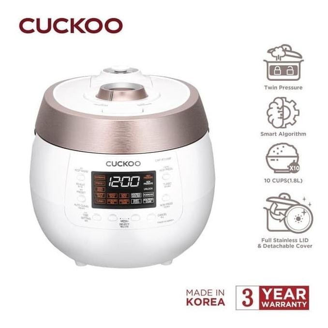 [Ready] Cuckoo All In One Twin Pressure Cooker Crp-Rt1008F