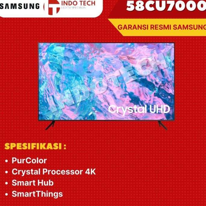[New] Samsung 58Cu7000 Tv Led Smart Tv 4K Crystal Uhd 58 Inch