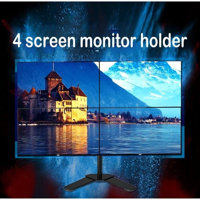 [Ready Stock] Bracket Monitor 13-27 Inch Standing Meja 4 Arm Lengan Zl 1141 Led Lcd