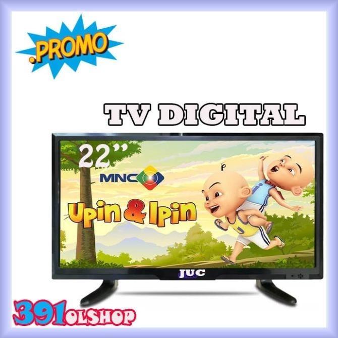 [Baru] Tv Led Juc Digital 22 Inch Tv Murah Led Tv Digital Garansi Resmi 1 Thn