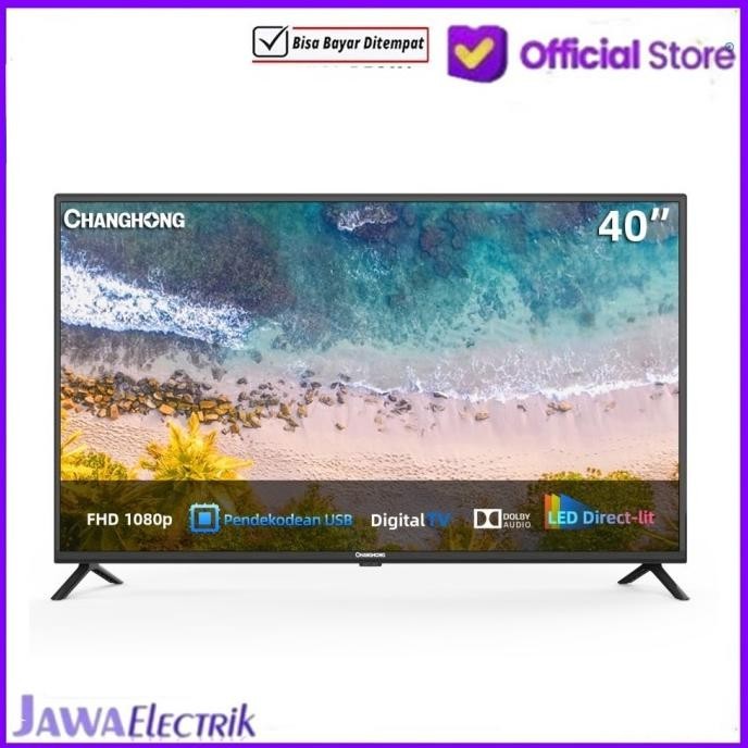 [New] Android Tv Changhong/Smart Tv Led Tv Changhong L-40H7 - Layar 40 Inch