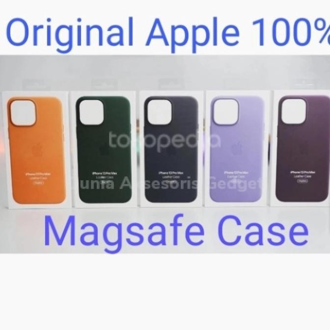 Apple Leather Case Magsafe Iphone 13 13Pro 13 Pro Max 13Mini Original
