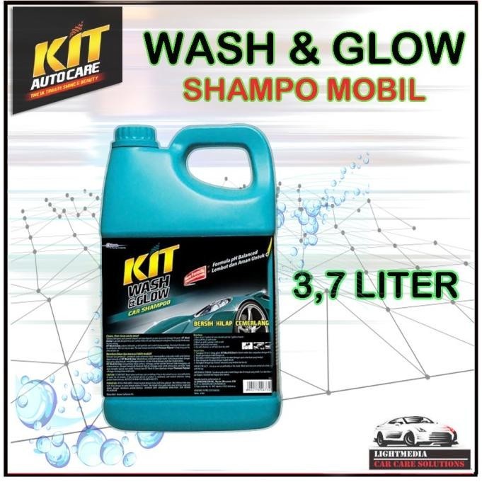 Kit Wash And Glow 4L / Shampo Mobil Kit /Kit Shampo Mobil