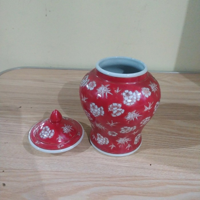 Gra Guci Keramik Cina Warna Merah