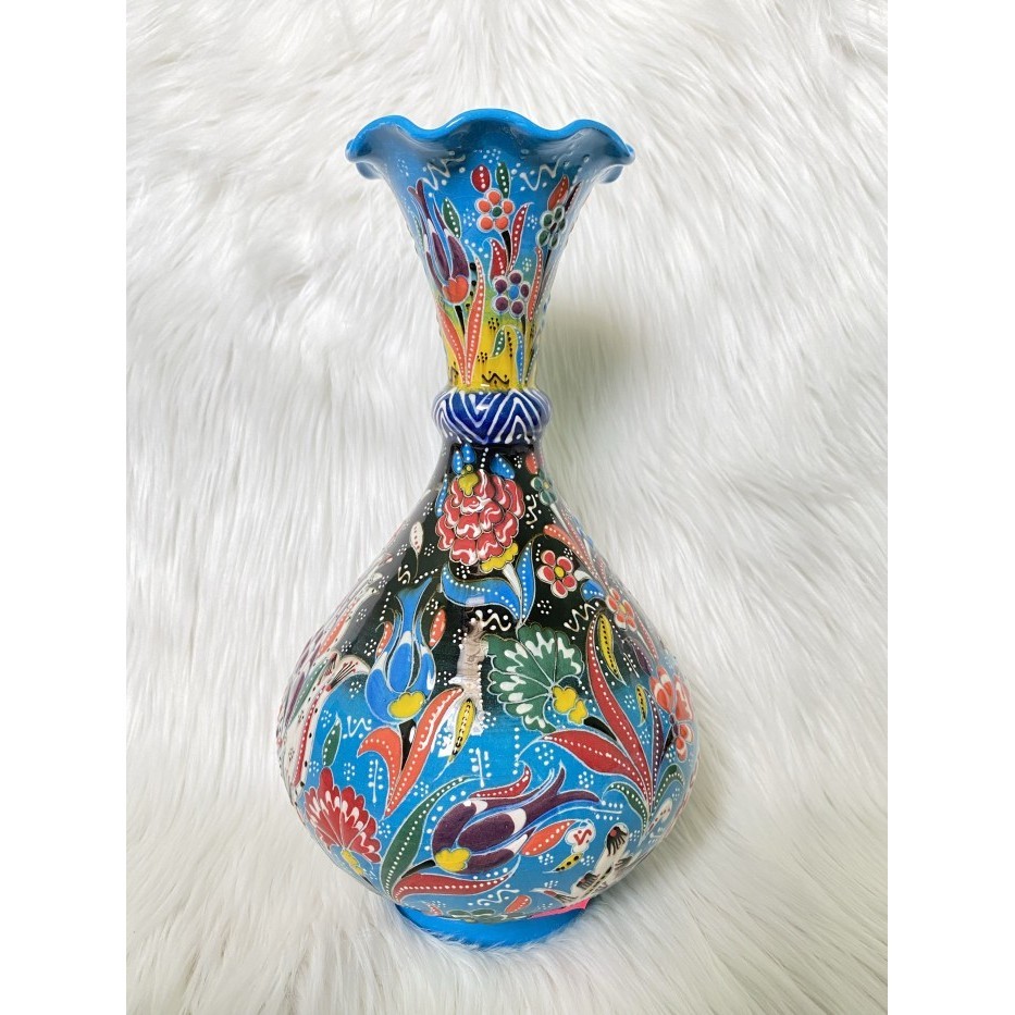 Gra Panjangan Guci Keramik Turki Pajangan Import Guci Keramik Guci Hias