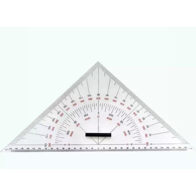 

NEW NAUTICAL TRIANGLE KENT-TYPE 300 MM PENGGARIS SEGITIGA NAVIGASI 300MM