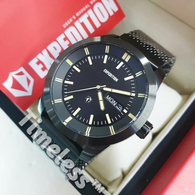 [New] Jam Tangan Pria Expedition E 6773 M Steel