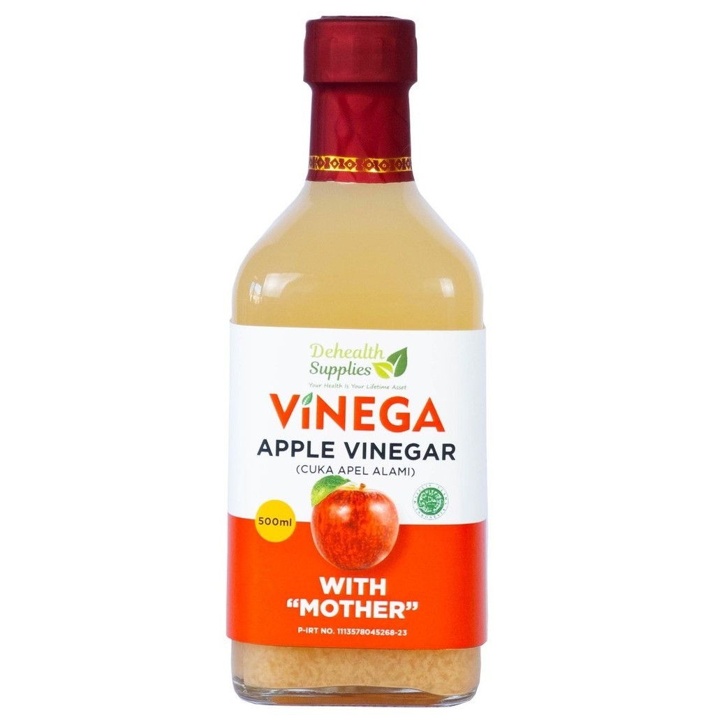 

ready Vinega Cuka Apel 500 ml Botol KACA murah K02