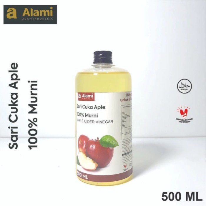 

Cuka Apel Original 100% Bersertifikat Halal Nutrifarm Dan Murni Alami K02
