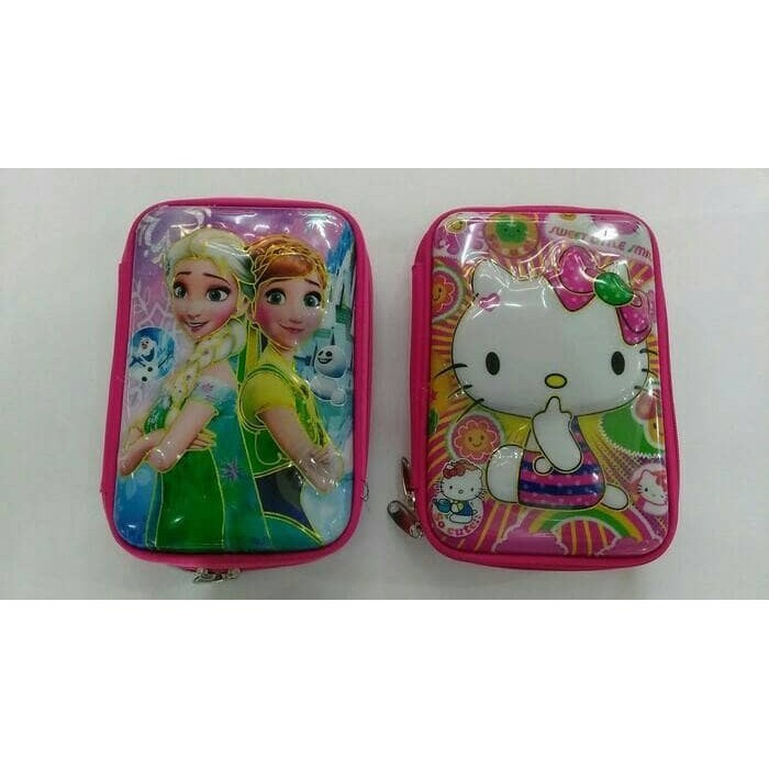 

PENCIL CASE ORGANIZER/TEMPAT PENSIL ANAK KARAKTERTIMBUL 6D/FROZEN/HK