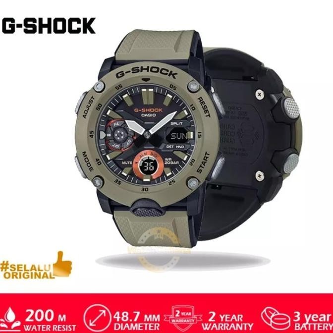 [New] Casio G-Shock Ga-2000-5A/Ga-2000-5A/Ga-2000 Original