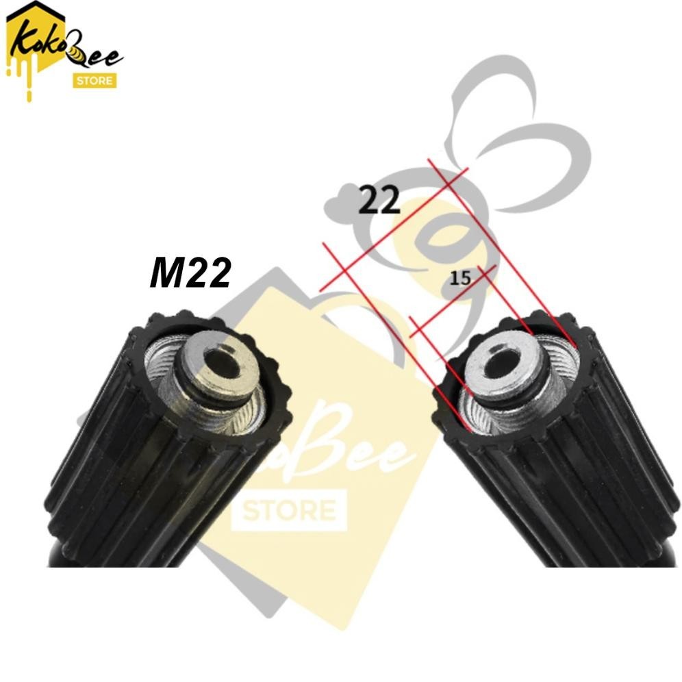 DISKON Selang jet cleaner hose steam mesin cuci mobil motor varian 10M 15 meter 20 METER M22 ke M22 