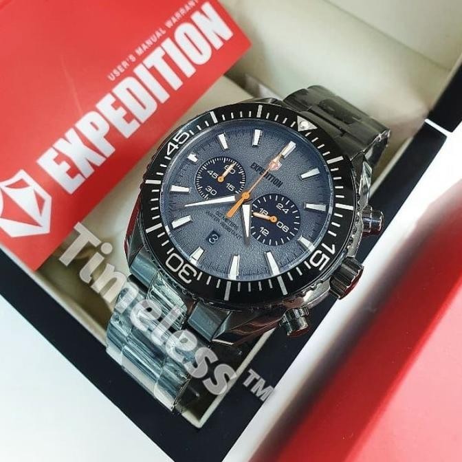 [Baru] Jam Tangan Pria Expedition E 6735 M Black