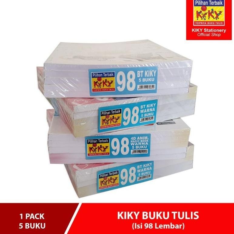 

Diskon Buku Tulis Kiky 98 Lembar Matematika/Biasa (5Pc) BisaCod