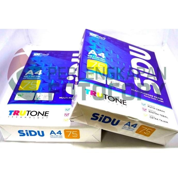 

Kertas HVS (SIDU) A4 75gsm 1 Rim TERMURAH